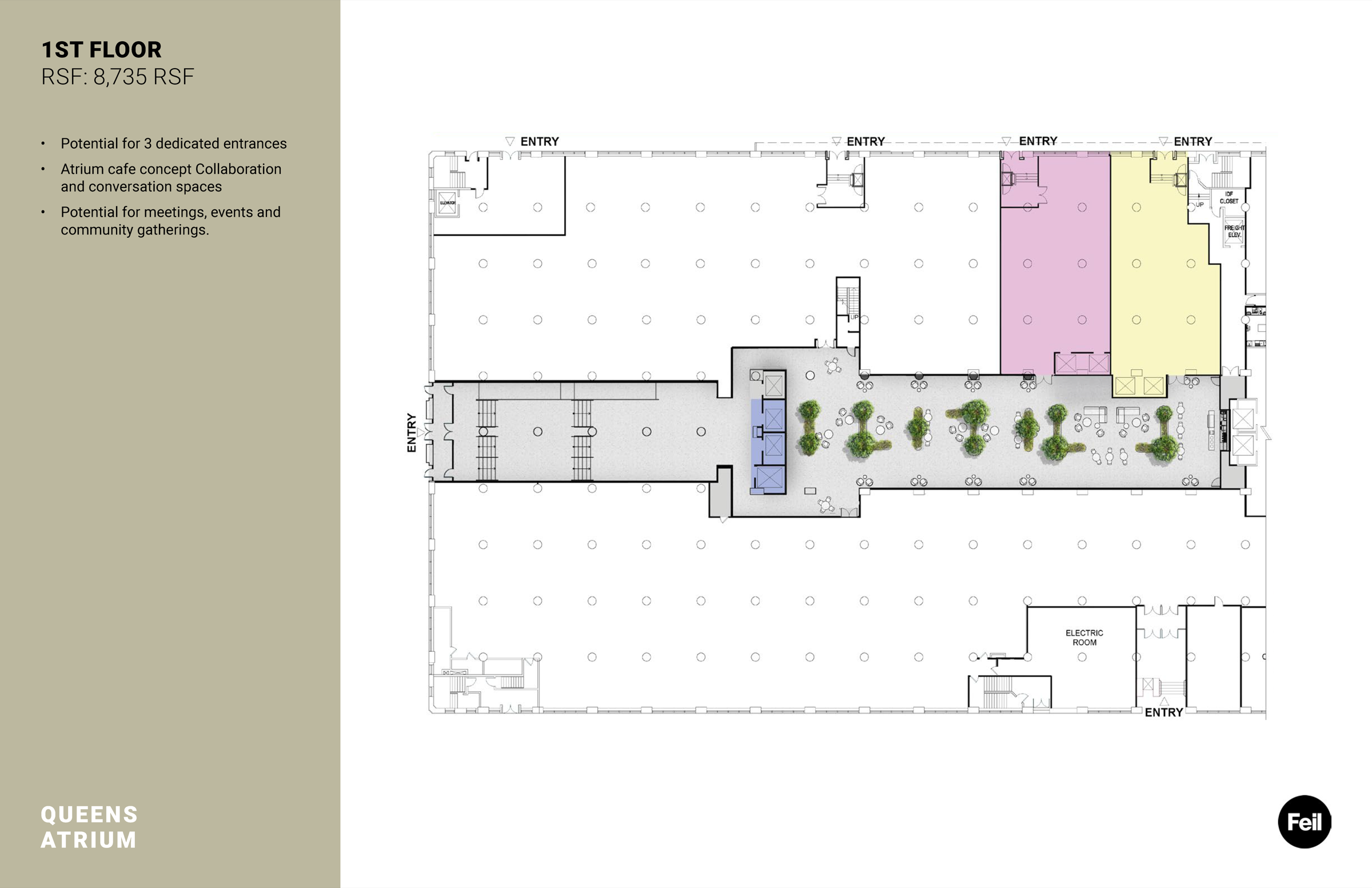 Floor 1 Test Fit Plan